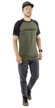 Tričko Dynafit 24/7 Drirelease M S/S TEE Winter Moss Mel