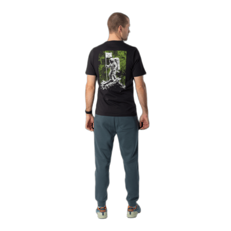Tričko Dynafit Back Graphic Cotton T-Shirt M Black Out/Skimonaut