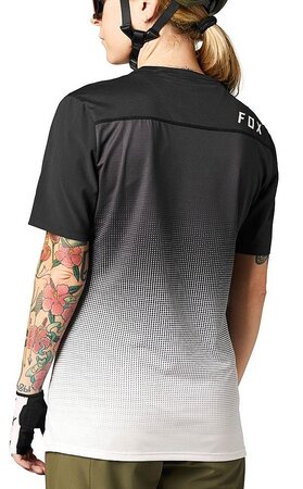 Dámske tričko Fox Racing Flexair SS Black/Pink
