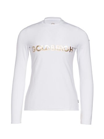 Tričko Goldbergh Alyssa T-Shirt L/S White