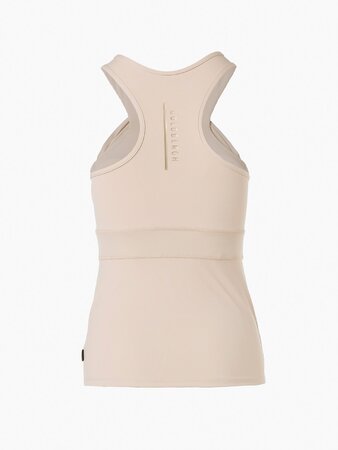 Tričko Goldbergh Art Tank Top White Sand