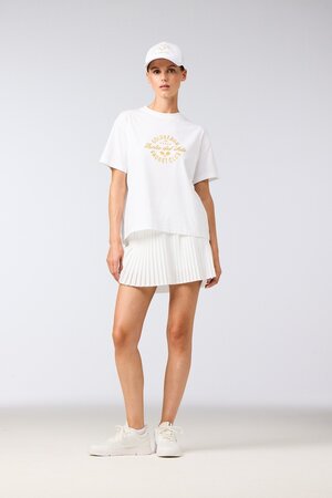 Tričko Goldbergh Aurelia Short Sleeve Top White