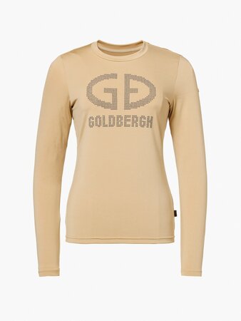 Tričko Goldbergh Blitz Long Sleeve Tee Caramello