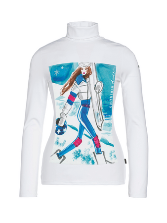 Tričko Goldbergh Catwalk L/S Tee White