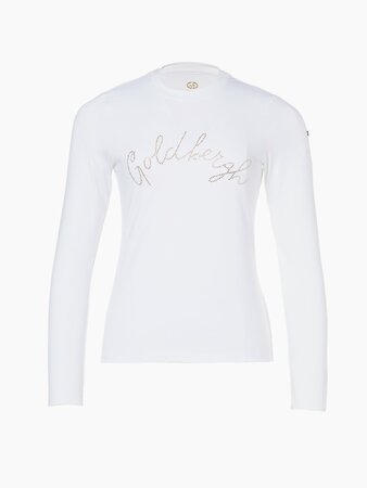 Tričko Goldbergh Classic Long Sleeve Tee White Tričko Goldbergh Classic Long Sleeve Tee White
