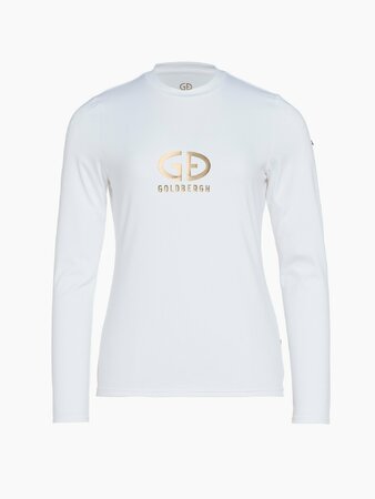 Tričko Goldbergh Esmee Long Sleeve Tee White Tričko Goldbergh Esmee Long Sleeve Tee White