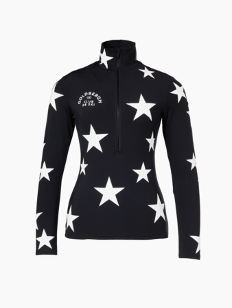 Tričko Goldbergh Galactique Ski Pully Black/White