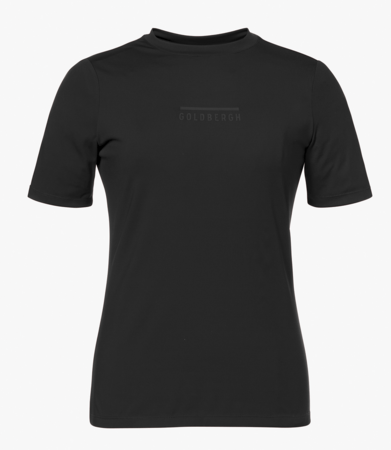 Tričko Goldbergh Isla Short Sleeve Top Black Tričko Goldbergh Isla Short Sleeve Top Black