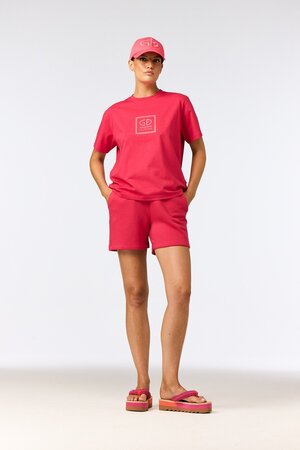 Tričko Goldbergh Legacy Short Sleeve Top Italian Rose