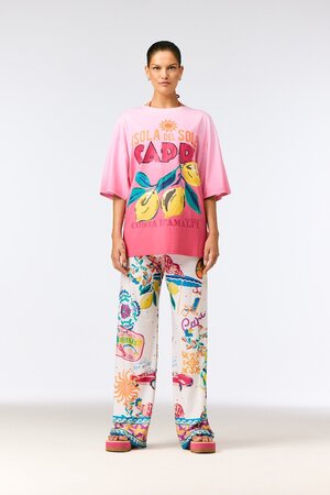 Tričko Goldbergh Loredana Short Sleeve Top Italian Rose