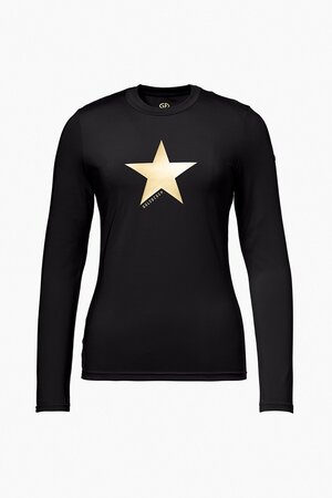 Tričko Goldbergh Lumen Long Sleeve Top Black