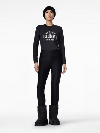 Tričko Goldbergh Madame Long Sleeve Tee Black