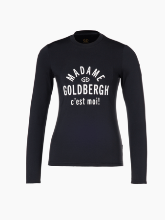 Tričko Goldbergh Madame Long Sleeve Tee Black
