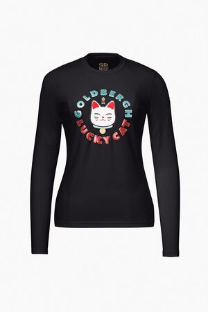 Tričko Goldbergh Neko Long Sleeve Top Black
