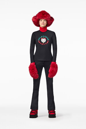 Tričko Goldbergh Neko Long Sleeve Top Black