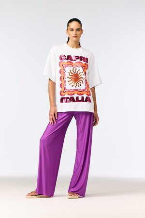 Tričko Goldbergh Raya Short Sleeve Top White