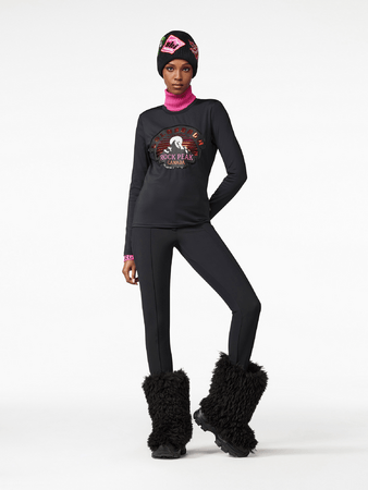 Tričko Goldbergh Rock Peak L/S Tee Black Tričko Goldbergh Rock Peak L/S Tee Black