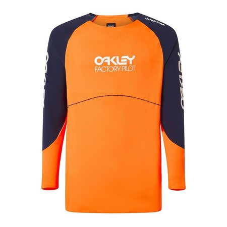 Tričko Oakley Maven Scrub LS Jersey Orange/Blue Tričko Oakley Maven Scrub LS Jersey Orange/Blue