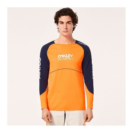 Tričko Oakley Maven Scrub LS Jersey Orange/Blue Tričko Oakley Maven Scrub LS Jersey Orange/Blue