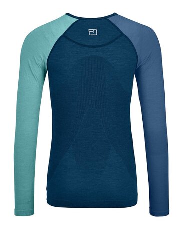 Tričko Ortovox 120 Comp Light Long Sleeve W Petrol Blue