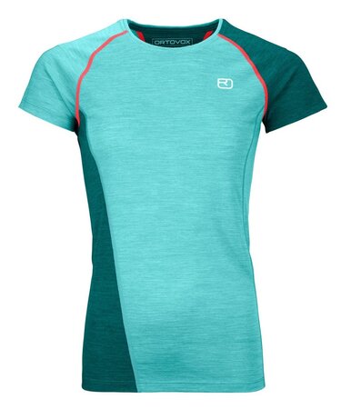 Tričko Ortovox W's 120 Cool Tec Fast Upward Ice Waterfall Blend