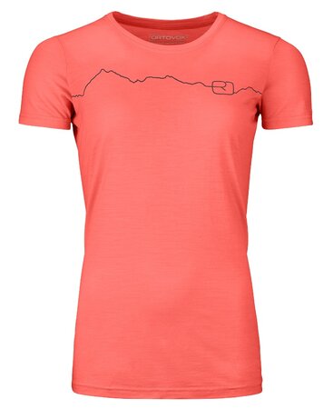 Tričko Ortovox W's 150 Cool Mountain TS Coral Tričko Ortovox W's 150 Cool Mountain TS Coral