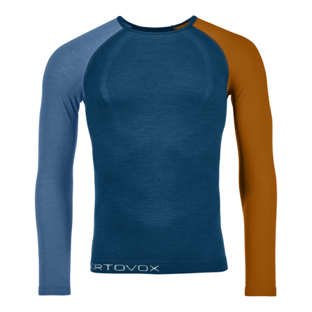 Tričko Ortovox 120 Comp Light Long Sleeve M Petrol Blue