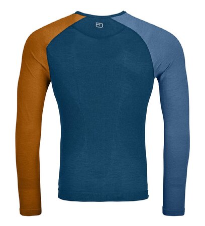 Tričko Ortovox 120 Comp Light Long Sleeve M Petrol Blue