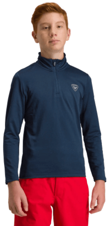 Detské tričko Rossignol Boy's Half-Zip Stretch Fleece Top Dark Navy