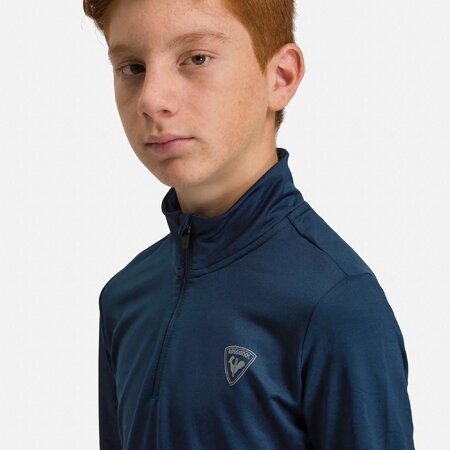 Detské tričko Rossignol Boy's Half-Zip Stretch Fleece Top Dark Navy