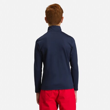 Detské tričko Rossignol Boy's Half-Zip Stretch Fleece Top Dark Navy