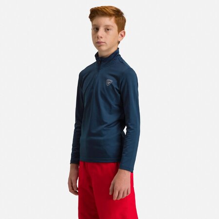 Detské tričko Rossignol Boy's Half-Zip Stretch Fleece Top Dark Navy