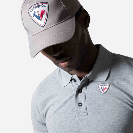 Tričko Rossignol Logo Polo Heather Grey