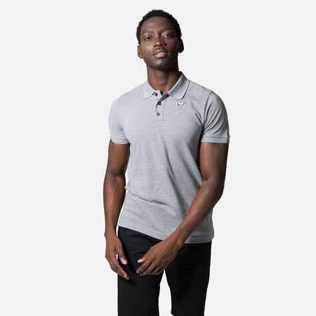 Tričko Rossignol Logo Polo Heather Grey