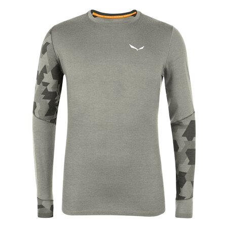 Salewa Cristallo Warm Amr M L/S Tee Grey
