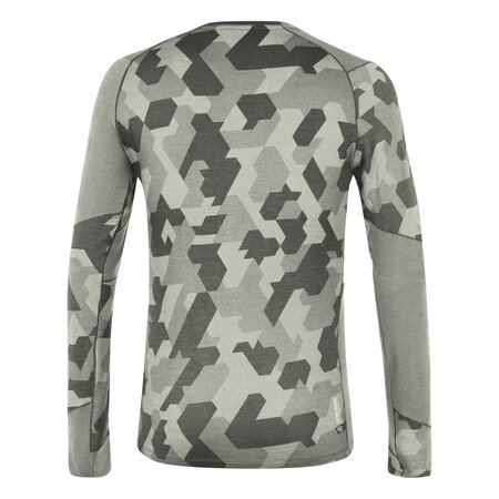 Salewa Cristallo Warm Amr M L/S Tee Grey