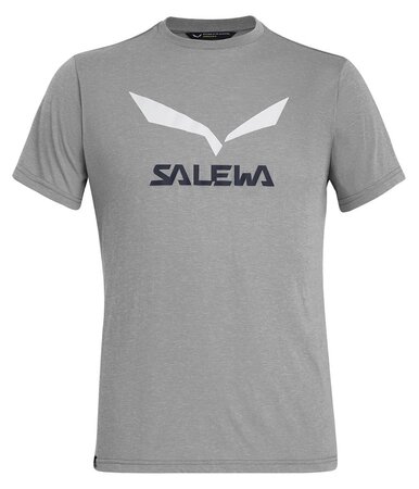 Tričko Salewa Solidlogo Dry M Heather Grey