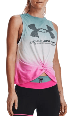 Dámske tielko Under Armour Run Anywhere Tank Green