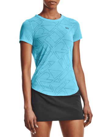 Dámske tričko Under Armour Run Trail Tee Blue