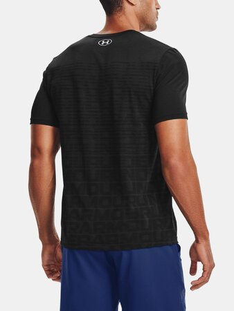 Tričko Under Armour Seamless Wordmark SS Black