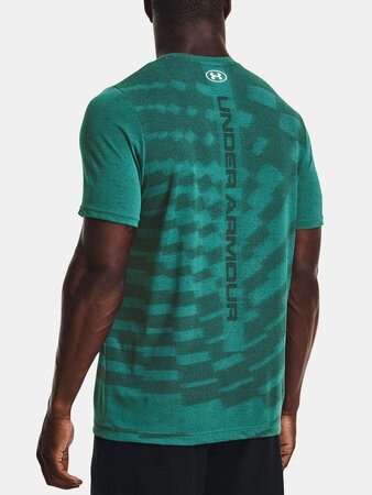 Tričko Under Armour Seamless Radial SS Green
