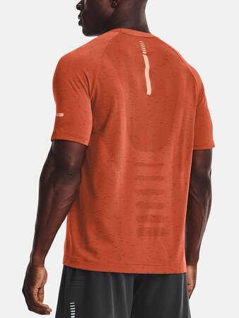 Tričko Under Armour Seamless Run SS Orange