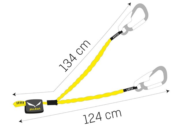 Ferratová súprava Salewa Ergo Core Set Silver/Royal Blue