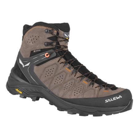 Topánky Salewa MS ALP Trainer 2 Mid GTX Wallnut/Fluo Orange