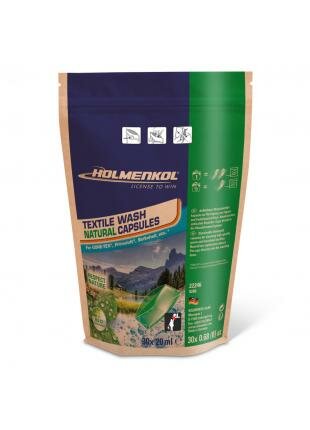 Kapsule na pranie Holmenkol Textile Wash Natural Capsules 30 ks