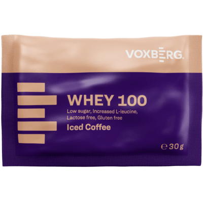 Proteín Voxberg Whey 100 Ľadová káva 30g