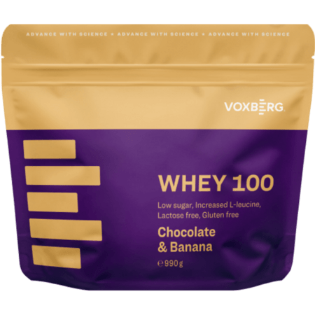 Proteín Voxberg Whey 100 Čokoláda & banán 990g