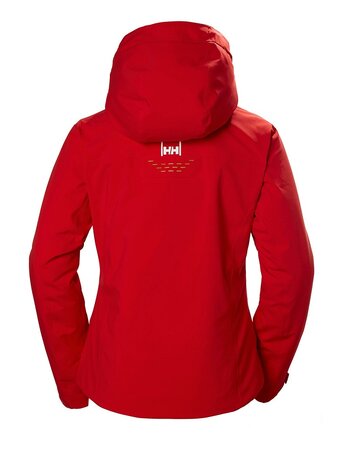 Lyžiarska bunda Helly Hansen W Alphelia Lifaloft Alert Red