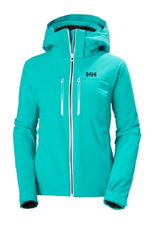 Lyžiarska bunda Helly Hansen W Alphelia Lifaloft Turquoise
