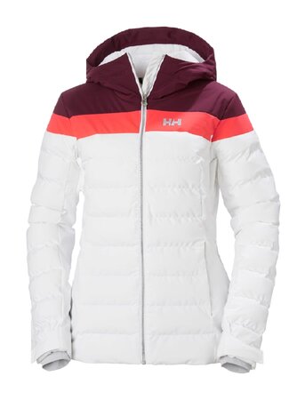 Lyžiarska bunda Helly Hansen W Imperial Puffy White/Red